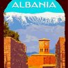 Albania Poster Paint By Numbers