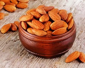 Almonds In Bowl Paint By Numbers