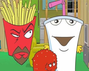 Aqua Teen Hunger Force Paint By Numbers