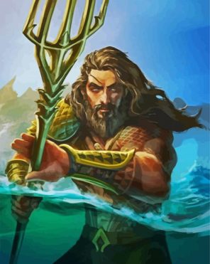 Aquaman Art Paint By Numbers