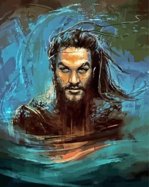 Aesthetic Aquaman Paint By Numbers