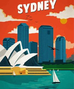 Sydney Poster Paint By Numbers