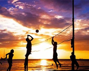 Beach Volleyball Paint By Numbers