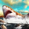 Big Megalodon Paint By Numbers