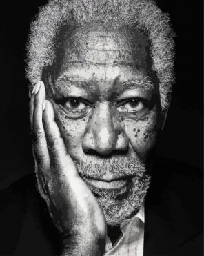 Morgan Freeman Art Paint By Numbers