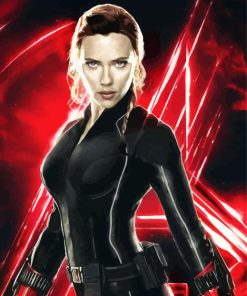 Black Widow Movie Paint By Numbers