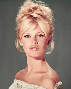 Young Brigitte Bardot Paint By Numbers