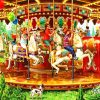 Majical Carousel Paint By Numbers