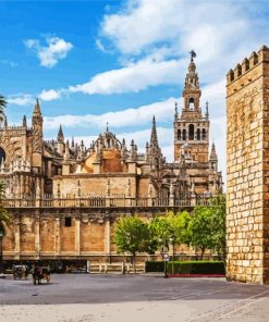 Seville Cathedral Paint By Numbers