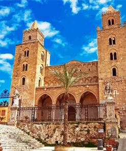 Cefalu Basilique Paint By Numbers