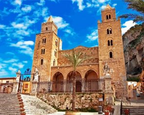 Cefalu Basilique Paint By Numbers