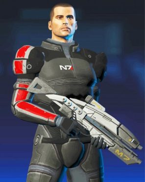 Mass Effect Character Paint By Numbers