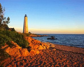 Aeshtetic Lighthouse Paint By Numbers