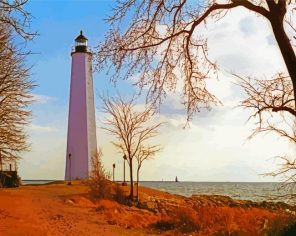 Lighthouse Tower Paint By Numbers