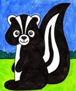 Cutie Skunk Paint By Numbers