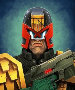 Dredd Film Paint By Numbers