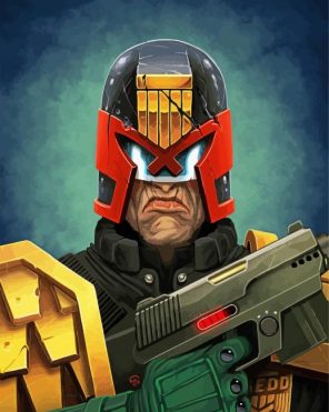 Dredd Film Paint By Numbers