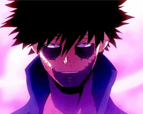 Dabi Anime Character Paint By Numbers