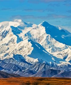 Alaska Mountains Paint By Numbers