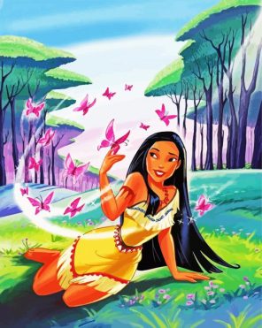 Pocahontas Qween Paint By Numbers