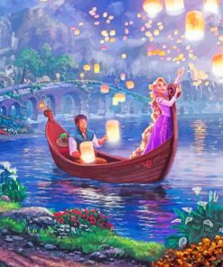 Tangled Cartoon Paint By Numbers