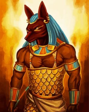 Egyptian Anubis Paint By Numbers