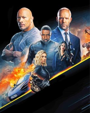 Fast And Furious Movie Paint By Numbers