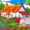 Floral House Paint By Numbers