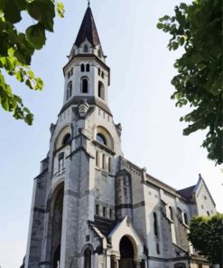 Annecy Cathedral Paint By Numbers