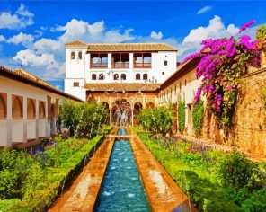 Generalife Palace Paint By Numbers