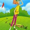 Golf Girl Paint By Numbers