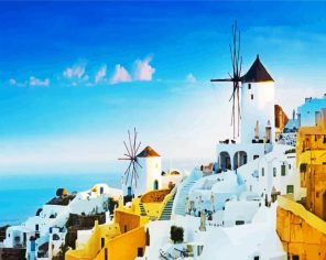 Mykonos Island Paint By Numbers