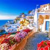 Greece Thira Paint By Numbers