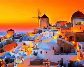 Amazing Thira Paint By Numbers