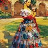 Stylish Hispanic Lady Paint By Numbers