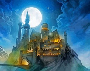 Majical Hogwarts Castle Paint By Numbers