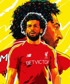 Mohamed Salah Art Paint By Numbers