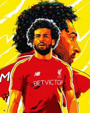 Mohamed Salah Art Paint By Numbers