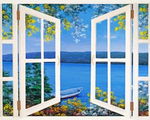 Island Window Paint By Numbers