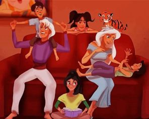 Old Aladdin Paint By Numbers