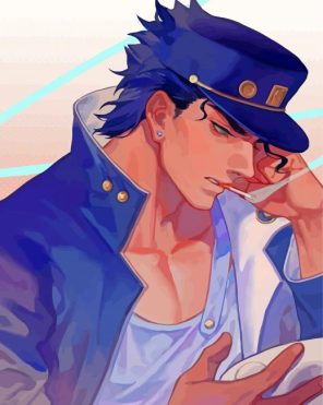 Jotaro Kujo Anime Paint By Numbers