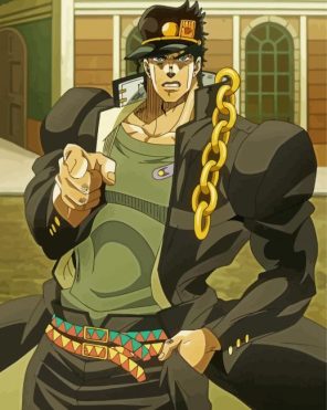 Jotaro Kujo Character Paint By Numbers