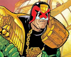 Judge Dredd Film Paint By Numbers