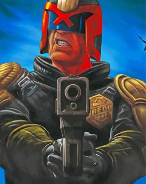 Judge Dredd Paint By Numbers