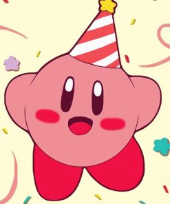 Happy Kirby Paint By Numbers