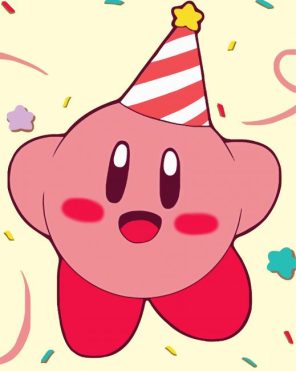 Happy Kirby Paint By Numbers