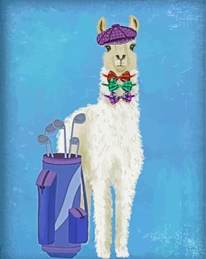 Classy Lama Paint By Numbers