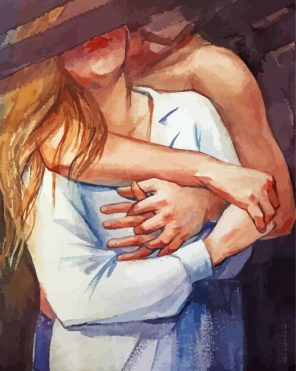 Hugging Couple Paint By Numbers