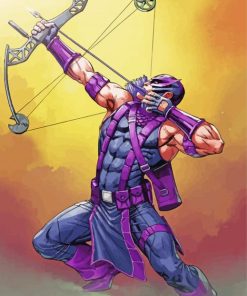 Powerful Hawkeye Paint By Numbers