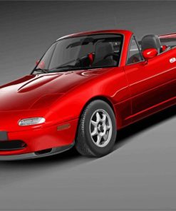 Mazda Mx5 Miata Paint By Numbers